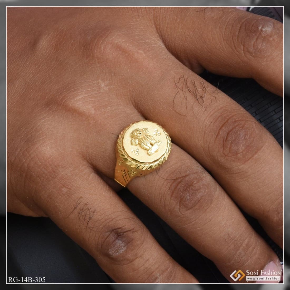 St George Sovereign Ring: Luxury - Sarraf Jewellers